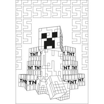 Розмальовка Yes Minecraft 12 сторінок (742915) - Pampik - 3