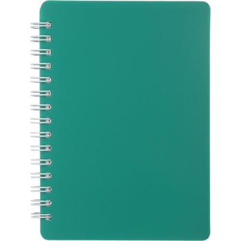Книга записная Buromax Classic в клеточку А6 спираль зеленая 80 листов (BM.2589-004) - Pampik