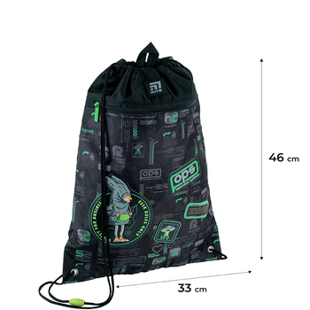 Сумка для взуття Kite 601M Fox Rules (K24-601M-16) - Pampik - 4
