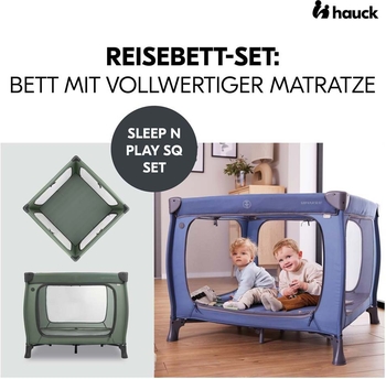 Дитячий манеж Hauck Sleep N Play SQ Dark Green - Pampik - 9