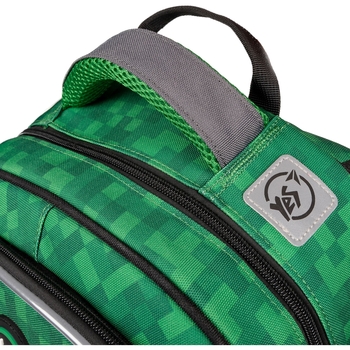 Рюкзак Yes Minecraft S-91 школьный серо-зеленый (559751) - Pampik - 8