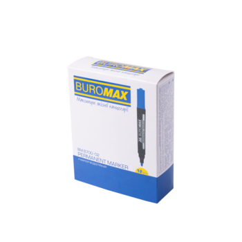Маркер Buromax водостійкий синій (BM.8700-02) - Pampik - 3