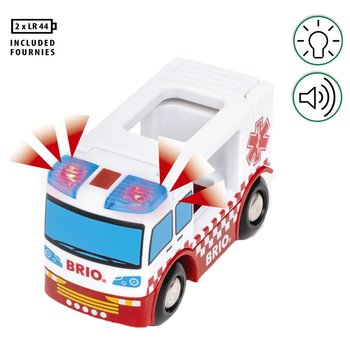 Машина скорой помощи для железной дороги Brio (36035) - Pampik - 5