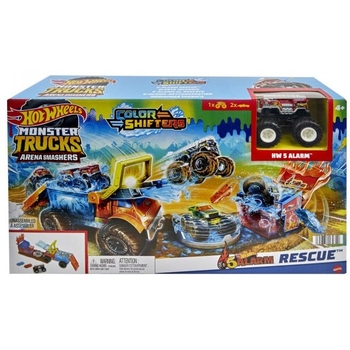 Ігровий набір Monster Truck Hot Wheels Пожежний порятунок Зміни колір (HPN73) - Pampik - 8