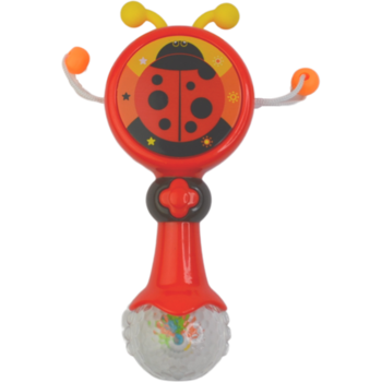 Игрушка-погремушка Lindo музыкальная красная (НЕ0517) - Pampik