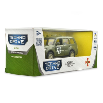 Автомодель TechnoDrive Шевроны Героев Mitsubishi Pajero 4WD Turbo 93 ОМБр (250283M) - Pampik - 15
