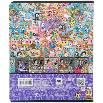 Набор тетрадей Kite Tokidoki А5 в клетку 48 листов 10 шт. (TK22-259) - Pampik - 14