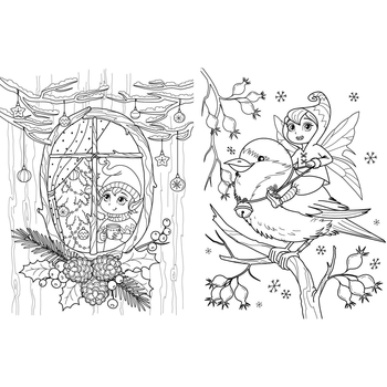 Раскраска Видавництво Ранок Большая книга раскрасок Новый год (С1736010У) - Pampik - 5