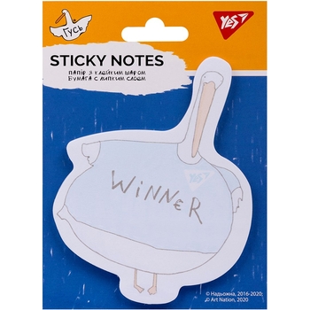 Бумага для заметок Yes Гусь фигурный 40 листов (170274) - Pampik