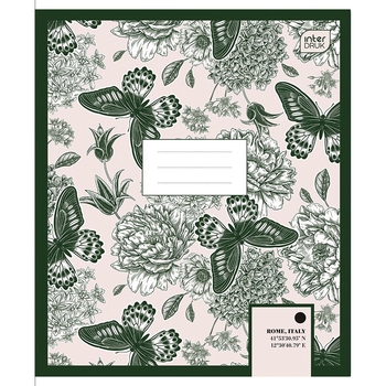 Набор тетрадей ученических Interdruk Premium Botanique 2 А5, в клетку, 48 листов, 4 шт. (354488-4) - Pampik - 2