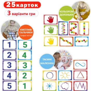 Розвиваюча гра Ludum Нейрогра набір розвивальних карток (МЕ5032-26) - Pampik - 3