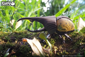 Збірна 3Д модель Eugy Зоопарк Жук-геркулес (XEG-112) - Pampik - 11