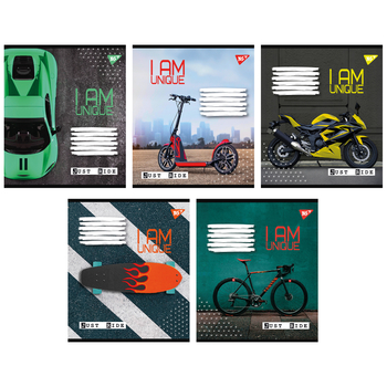 Набор тетрадей Yes Unique А5 в линейку 24 листа 20 шт. (67049) - Pampik