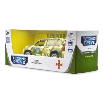Автомодель TechnoDrive Шевроны Героев Toyota Land Cruiser Prado Птицы Мадяра (250363M) - Pampik - 15