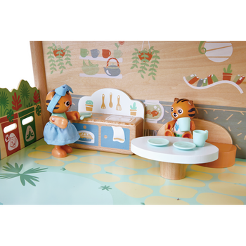 Кукольный дом Hape Тигры в джунглях деревянный (E3412) - Pampik - 4