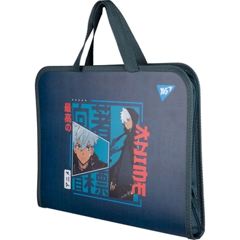 Папка-портфель Yes Anime FC на молнии, с тканевыми ручками (492247) - Pampik - 2