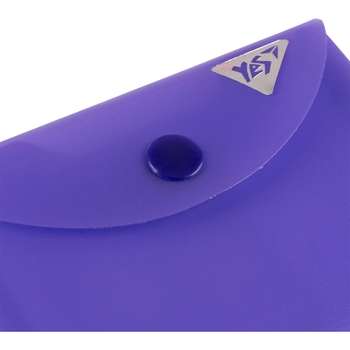 Папка-конверт Yes Fusion A7 на кнопке фиолетовая (492270) - Pampik - 2