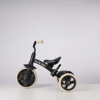 Велосипед трехколесный детский Qplay Elite Pro Black (T10-BEliteProBlack) - Pampik - 7