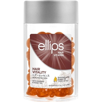 Вітаміни для волосся Ellips Hair Vitamin Hair Vitality with Ginseng & Honey Oil Здоров'я волосся 50 мл (50 шт. х 1 мл) - Pampik
