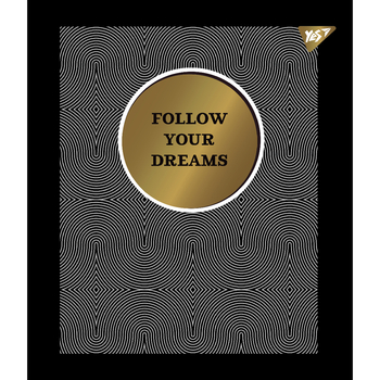 Набір зошитів Yes Good vibes Pantone Gold А5, в клітинку, 48 аркушів, 5 шт. (766877) - Pampik - 3