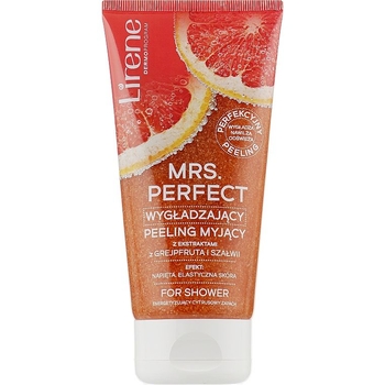 Пілінг для тіла Lirene Mrs. Perfect Peeling Grapefruit & Sage Extract 175 мл - Pampik