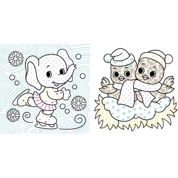 Раскраска Видавництво Ранок Водяные окраски Зима (N1806003У) - Pampik - 2