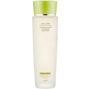Тонер для обличчя 3W Clinic Aloe Full Water Activating Skin Toner зволожуючий 150 мл - Pampik