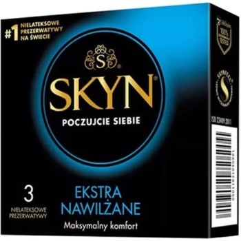 Презервативи Skyn Extra Lube, безлатексні, 3 шт. - Pampik