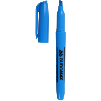 Текст-маркер Buromax Jobmax круглий синій (BM.8903-02) - Pampik