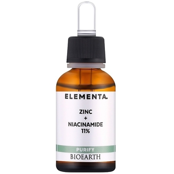 Сироватка для обличчя Bioearth Elementa Purify Zinc + Niacinamide 11% 15 мл - Pampik