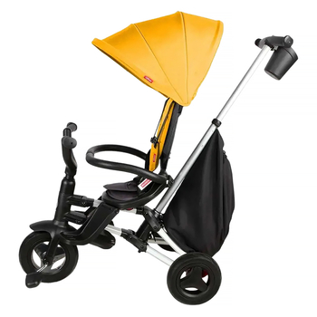 Велосипед складаний триколісний дитячий Qplay Nova+ Rubber Desert Yellow (S700-13Nova+DesertYellow) - Pampik - 2