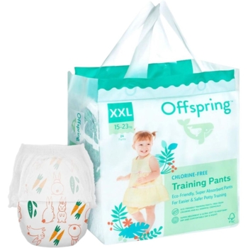 Подгузники-трусики Offspring Hugs Bunny 7 (15-23 кг), 24 шт. - Pampik