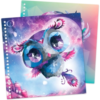 Набор для творчества Nebulous Stars Скетчбук Стикеры по номерам (11129) - Pampik - 4