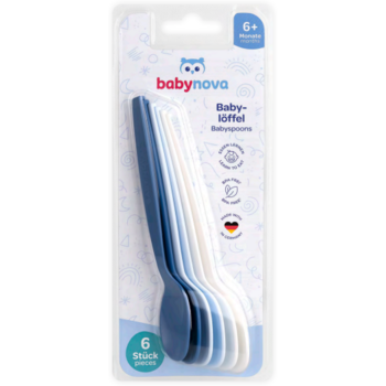 Набор ложек Baby-Nova для мальчика, 6 шт. (3965033) - Pampik