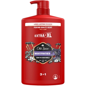 Гель для душу та шампунь Old Spice 3 в 1 Nightpanther, 1000 мл - Pampik