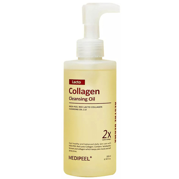 Гідрофільна олія для обличчя Medi-Peel Red Lacto Collagen Cleansing Oil з лактобактеріями 200 мл - Pampik