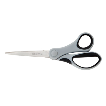 Ножницы Axent Duoton 18 см серо-черные (6301-01-A) - Pampik