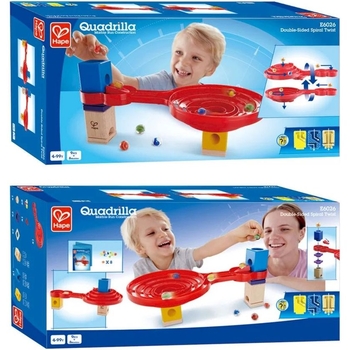 Набір для лабіринту конструктора Hape Quadrilla Двостороння спіраль (E6026) - Pampik - 6