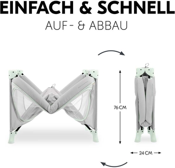 Детский манеж Hauck Dream N Play Plus Dusty Mint - Pampik - 4