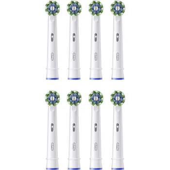 Насадки для электрической зубной щетки Oral-B Pro Cross Action, 8 шт., белый - Pampik - 2