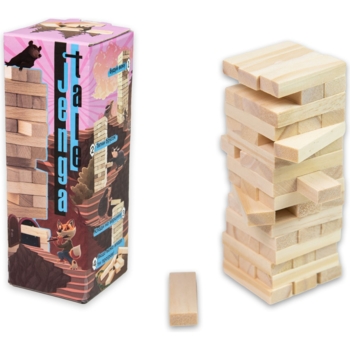 Настільна гра Strateg Jenga Tale 48 брусків (30966) - Pampik - 2
