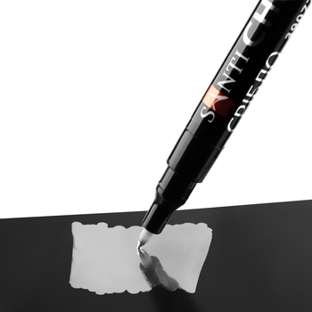 Маркер зеркальный Santi Chrome 0.7 мм серебро (390774) - Pampik - 2