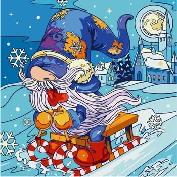 Набор для росписи ArtCraft Навстречу празднику 40x40 см (12161-AC) - Pampik