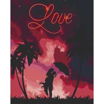 Набір для розпису ArtCraft Пара під парасолькою 40x50 см (10322-AC) - Pampik