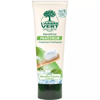 Зубна паста L'Arbre Vert Свіжа м'ята, 75 мл - Pampik