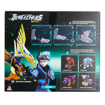 Ігровий набір Screechers Wild! S5 L0.5 Сан Хелхаунд (EU686104B) - Pampik - 10