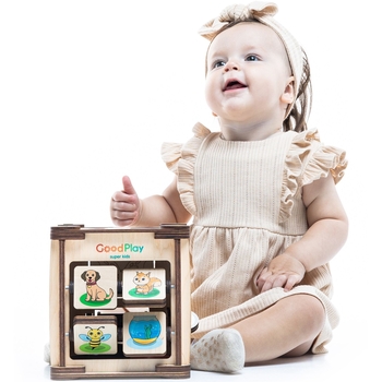 Бизикубик GoodPlay Первые шаги 17х17х18 см (K102) - Pampik - 9