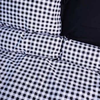 Простыня MirSon Ranforce Elite 17-4764 Sassari 110х160 см черная (2200008942854) - Pampik - 4