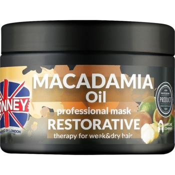 Маска для сухого і пошкодженого волосся Ronney Professional Macadamia Oil Restorative 300 мл - Pampik