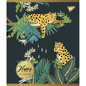 Набір зошитів Yes Happy Pantone Gold А5,в клітинку, 96 аркушів, 5 шт. (766901) - Pampik - 2